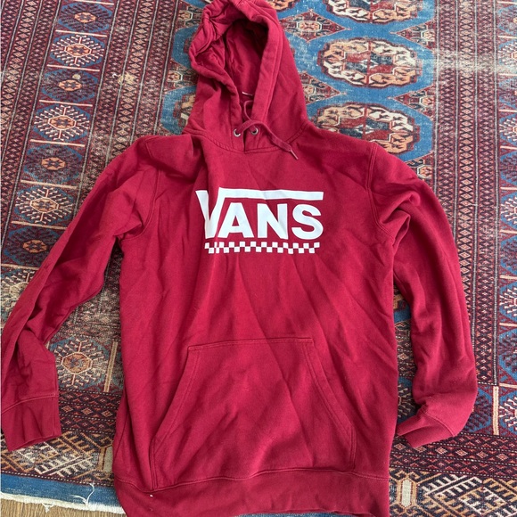 Vans Bold Red Men's Hoodie - Picture 1 of 1